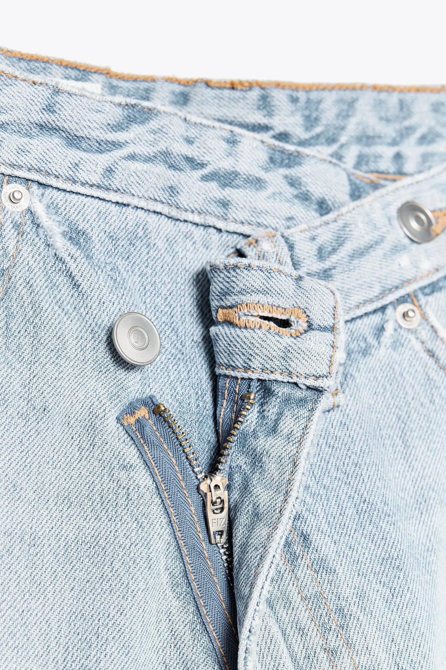 TRF WIDE-LEG HIGH-WAIST JEANS WITH WRAPAROUND WAIST JEANS