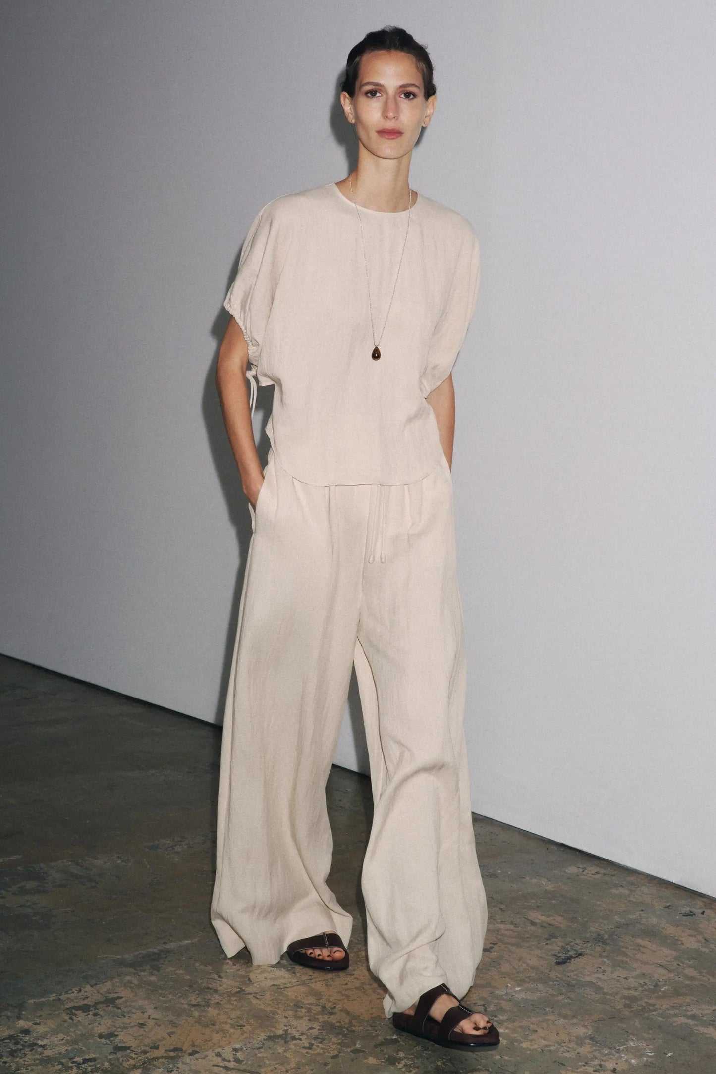 ZW COLLECTION PUFF SLEEVE BLOUSE SHIRTS