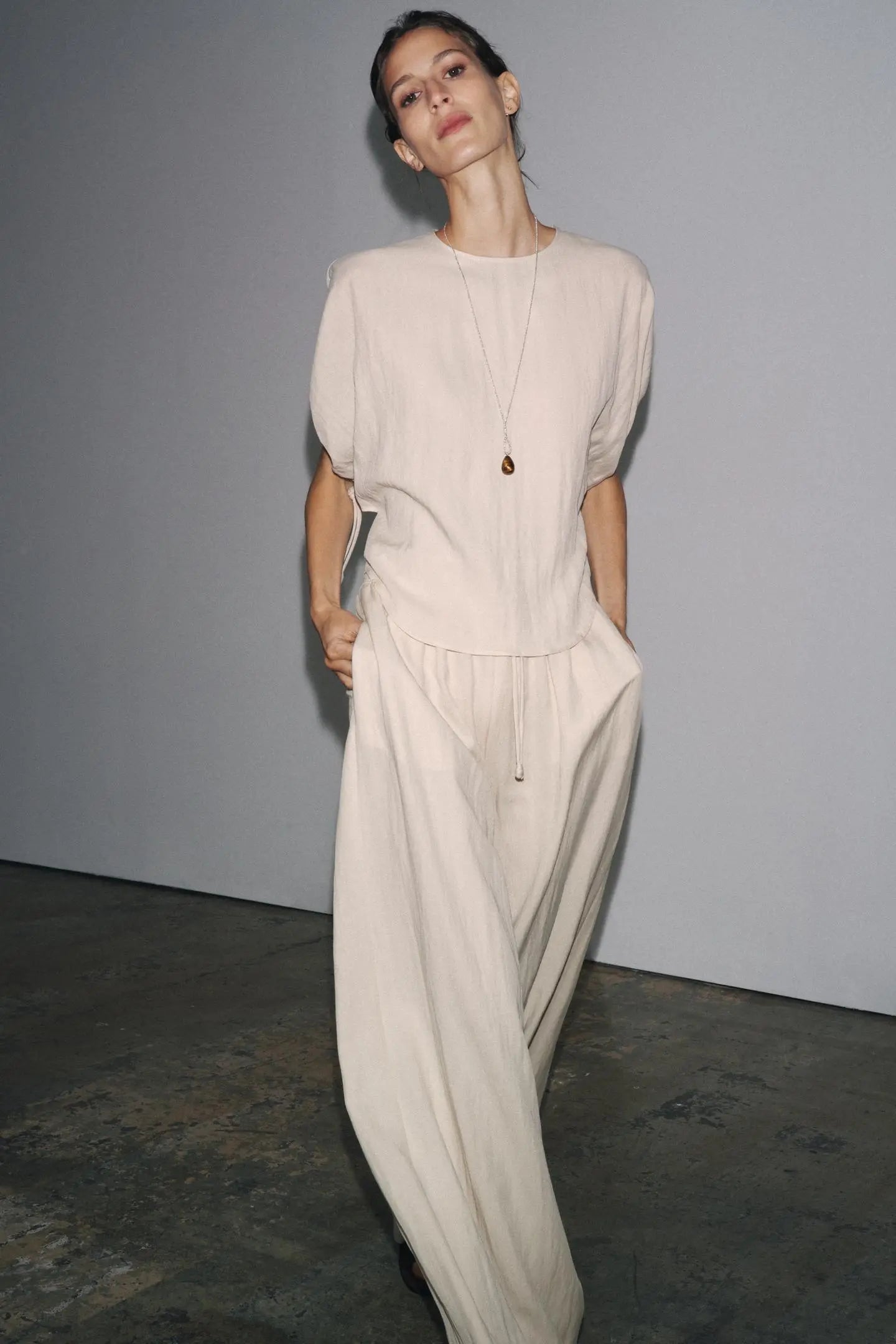 ZW COLLECTION PUFF SLEEVE BLOUSE SHIRTS