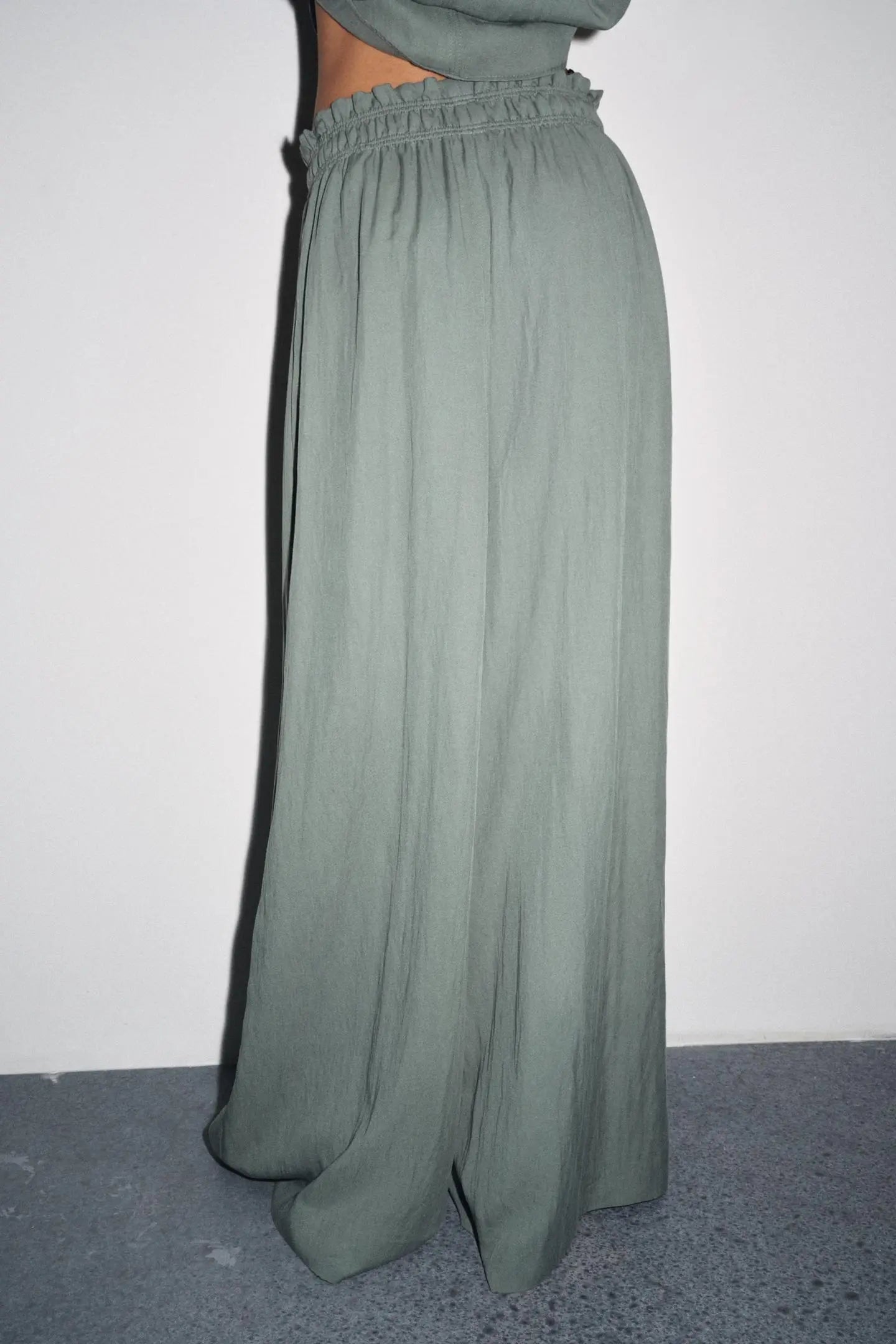 FLOWING PYJAMA TROUSERS TROUSERS