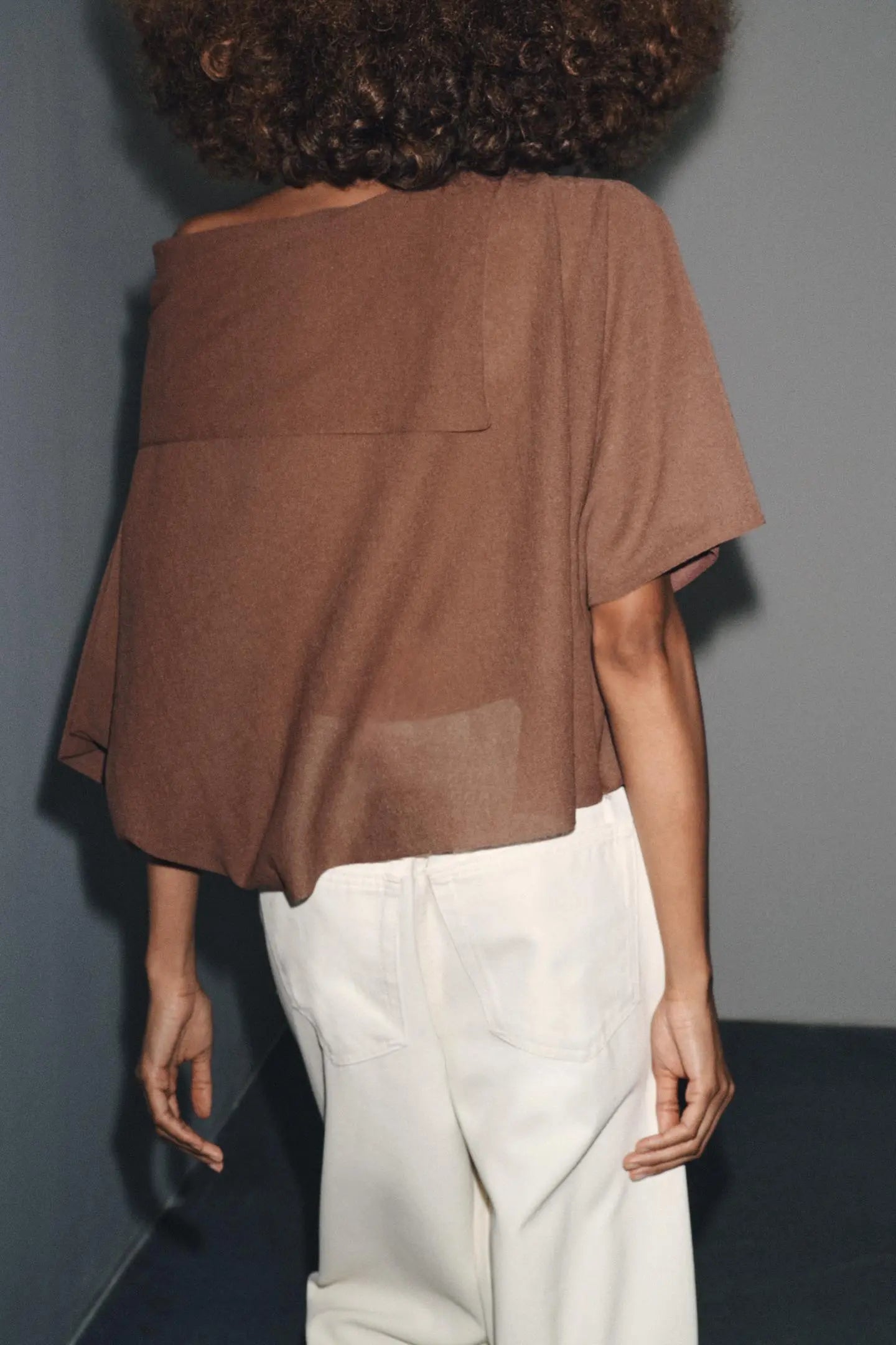 PLAIN KNIT LAYERED TOP TOP|BODYSUITS