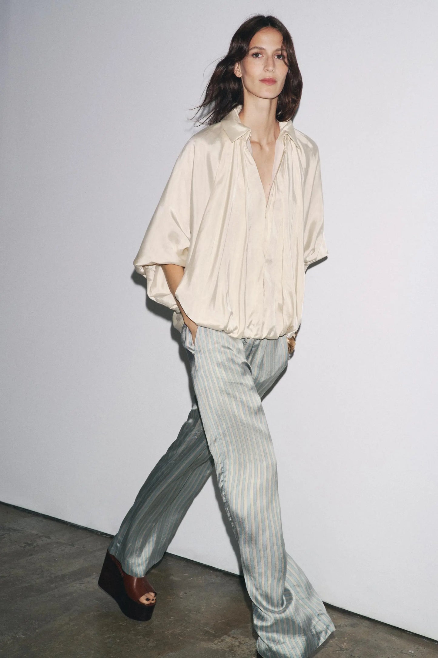 PUFFED BOMBER JACKET - ZW COLLECTION BLAZERS