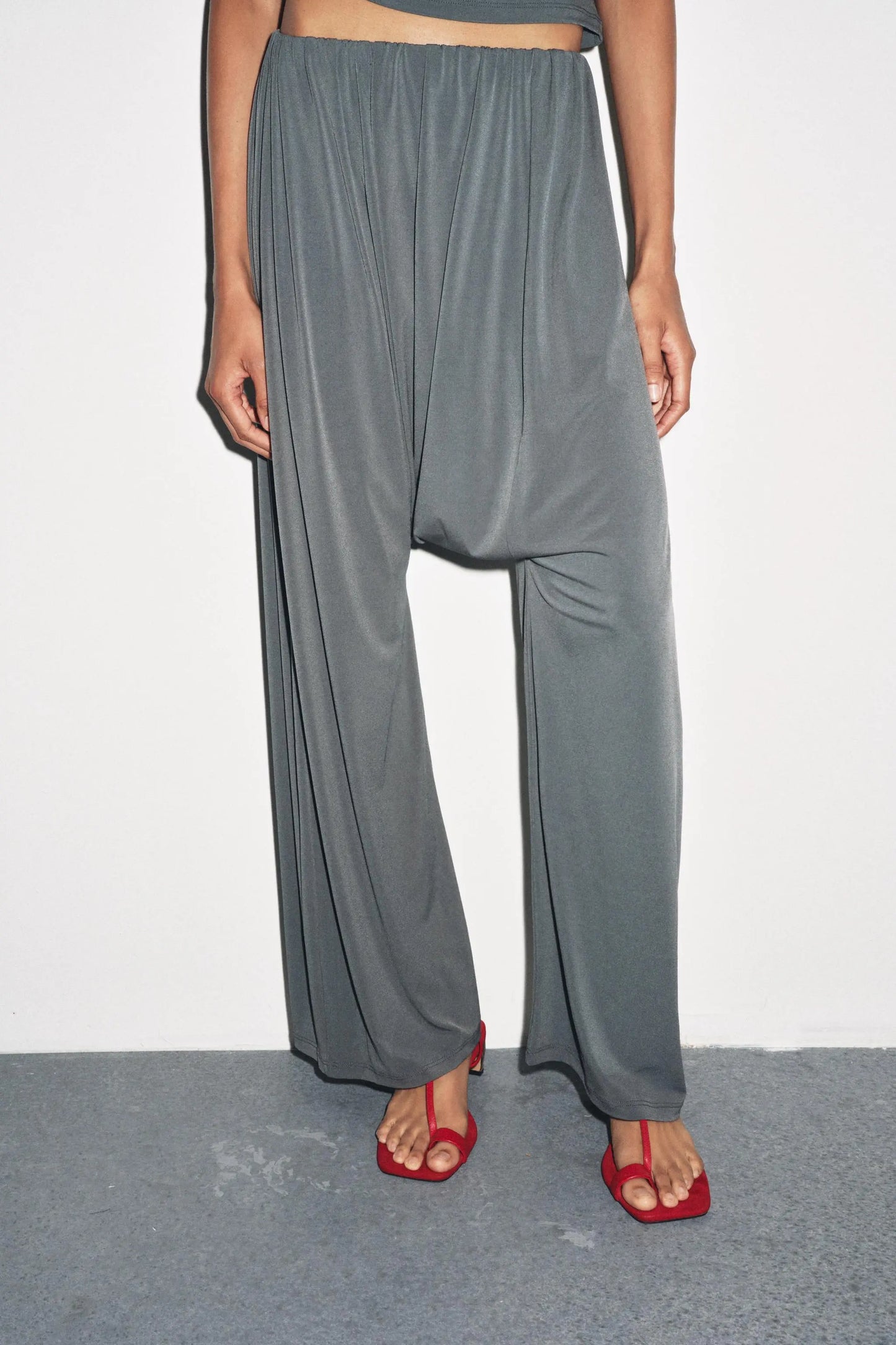 CREPE TROUSERS TROUSERS