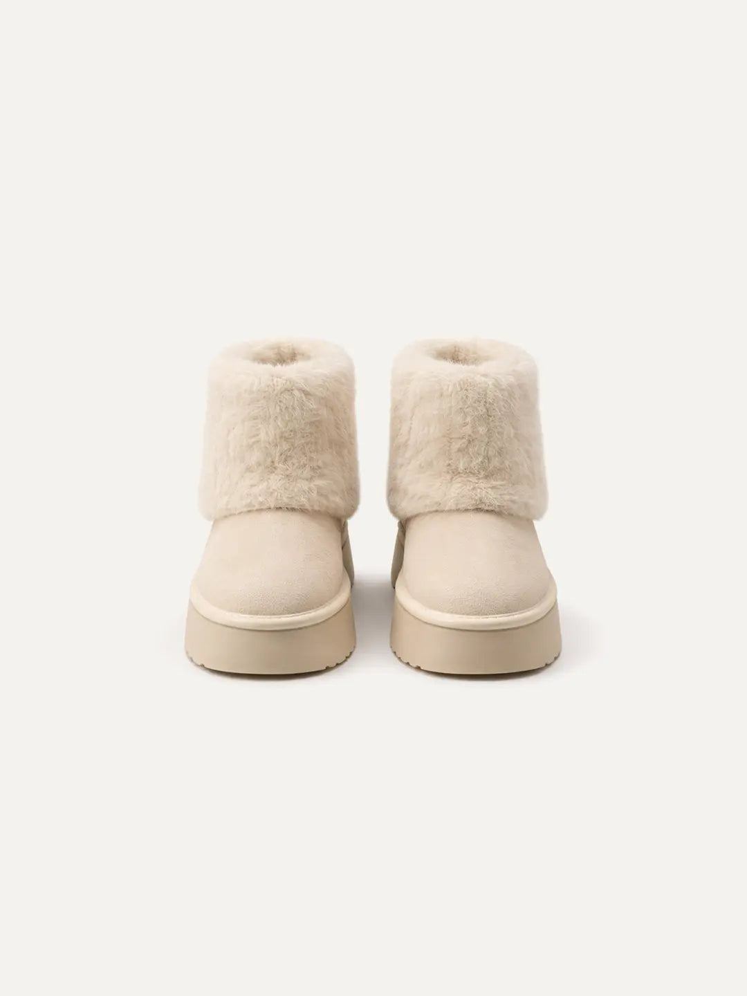 Nordic Faux-Fur Platform Boots Peashe