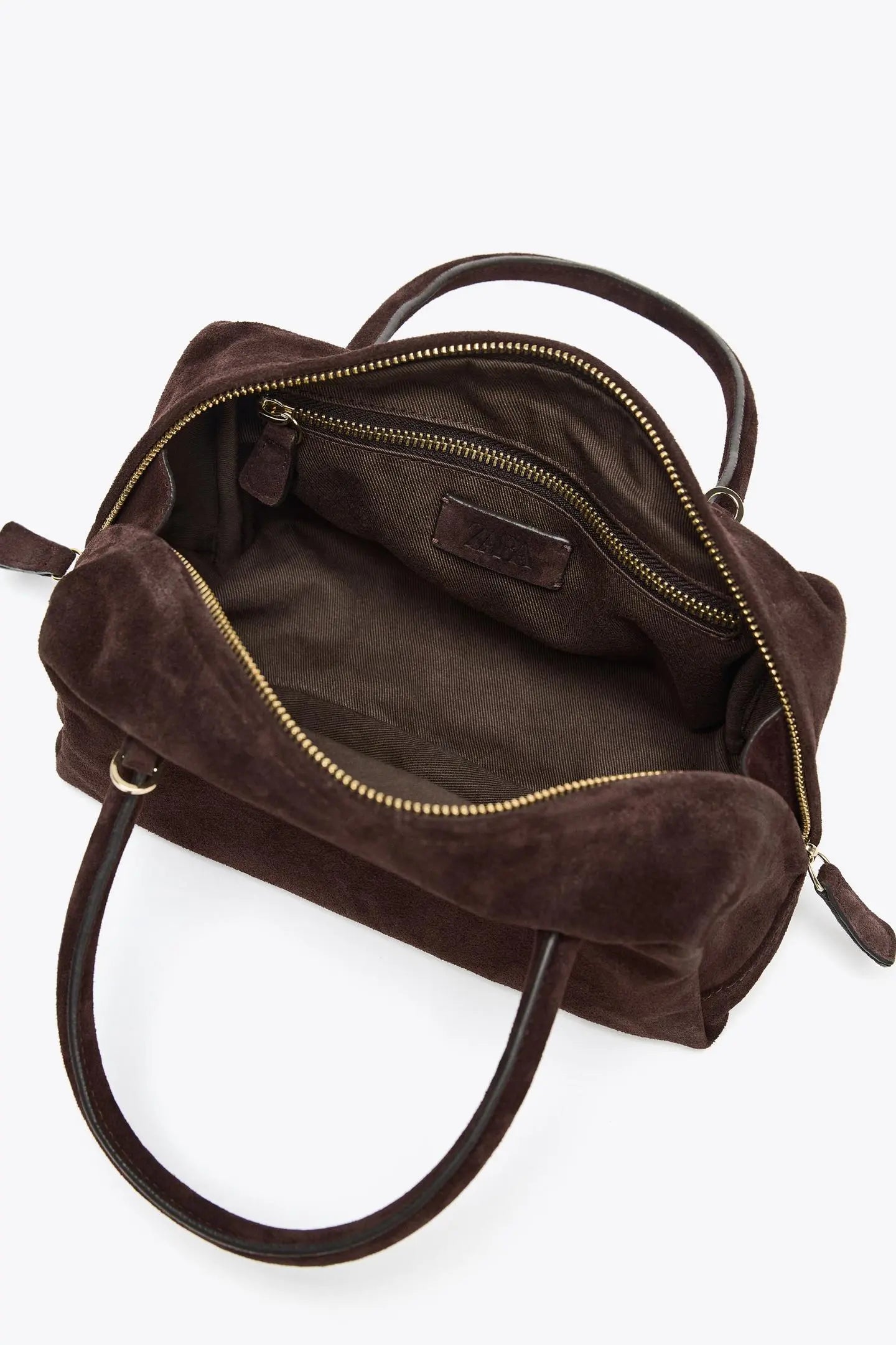 SPLIT SUEDE BOWLING BAG BAGS