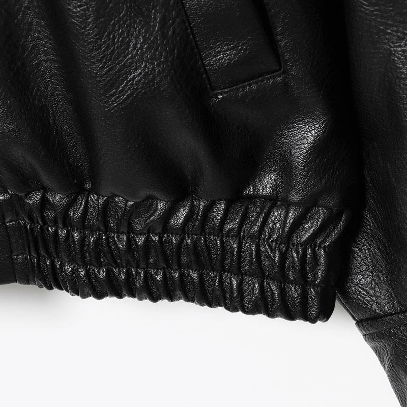 Oversized Leather Jacket