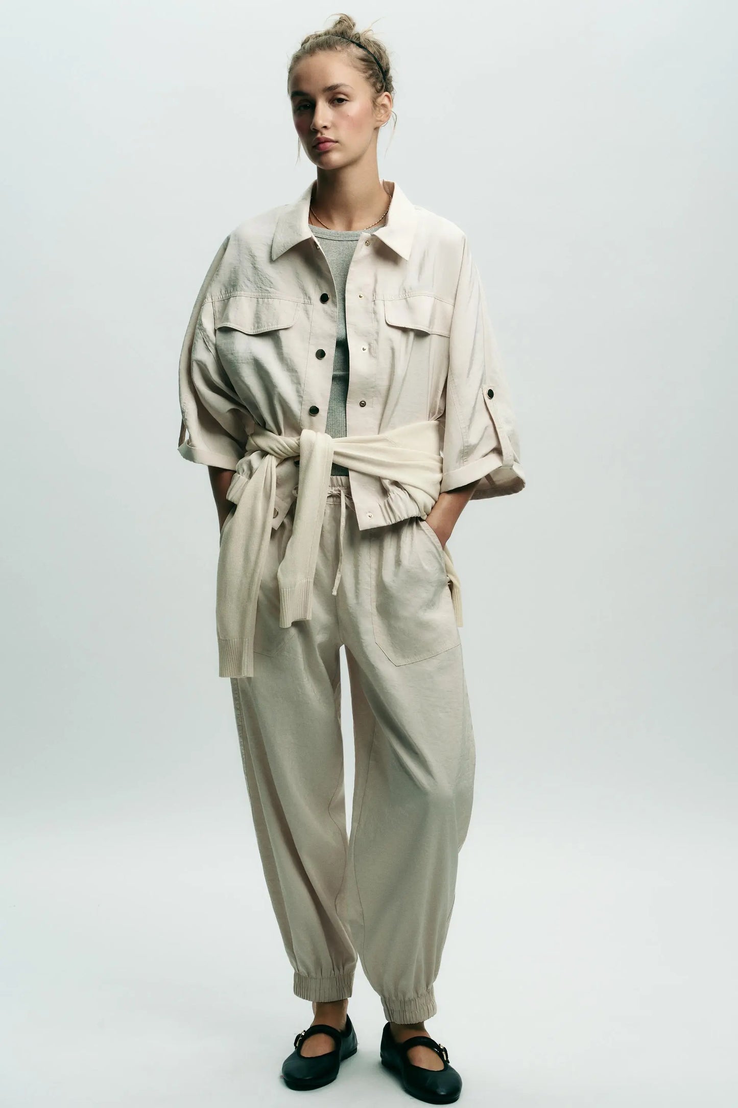 ZW COLLECTION POPLIN SHIRT SHIRTS