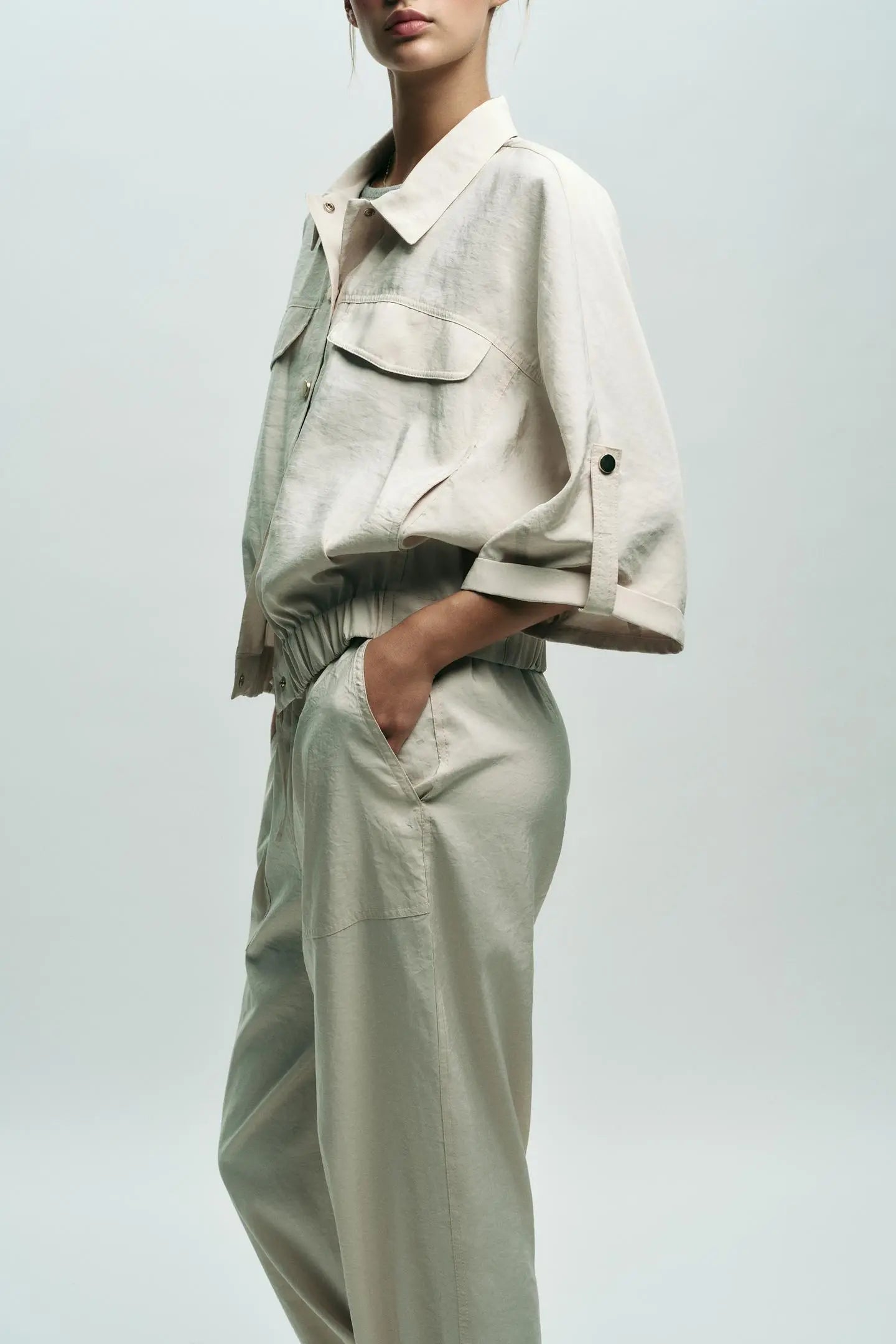 SHORT SLEEVE SAFARI SHIRT BLAZERS