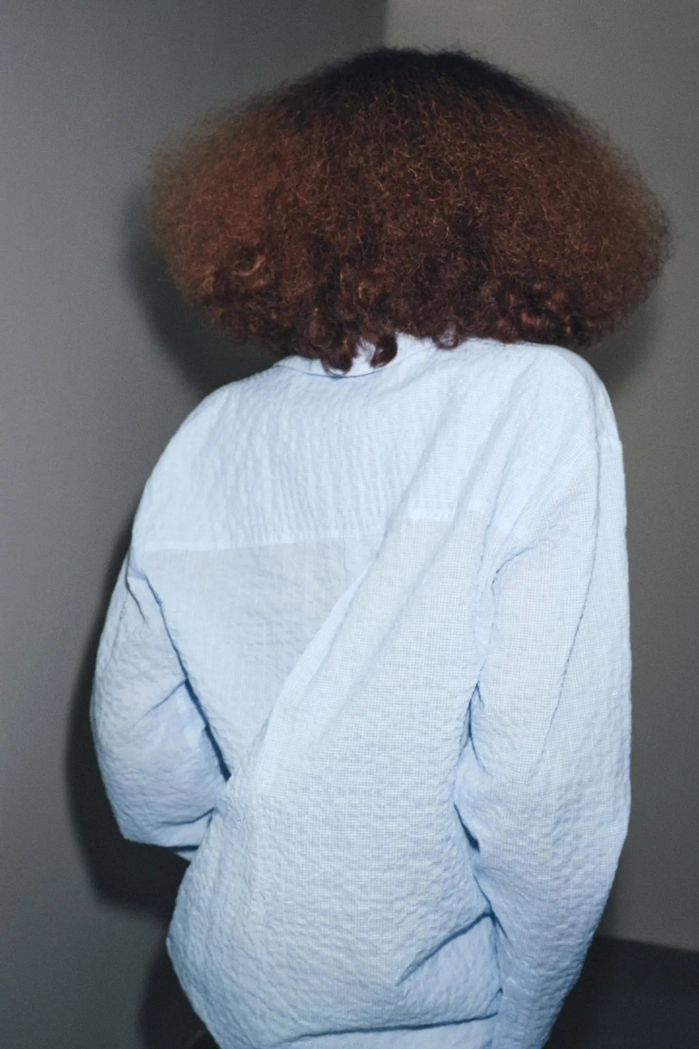 ZW COLLECTION TEXTURED OVERSIZE SHIRT SHIRTS