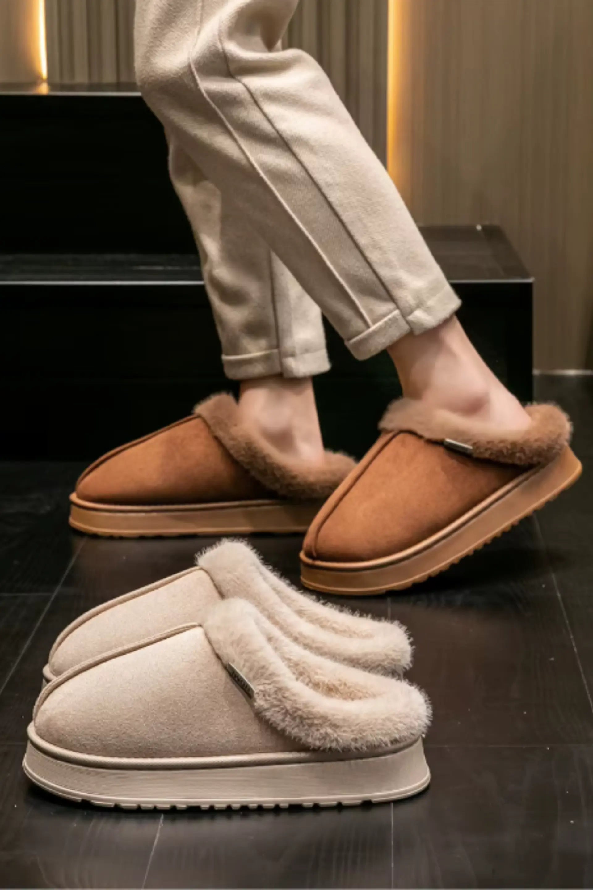 FLUFFY WINTER SLIPPERS SHOES