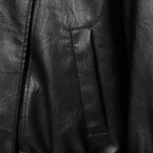 Oversized Leather Jacket
