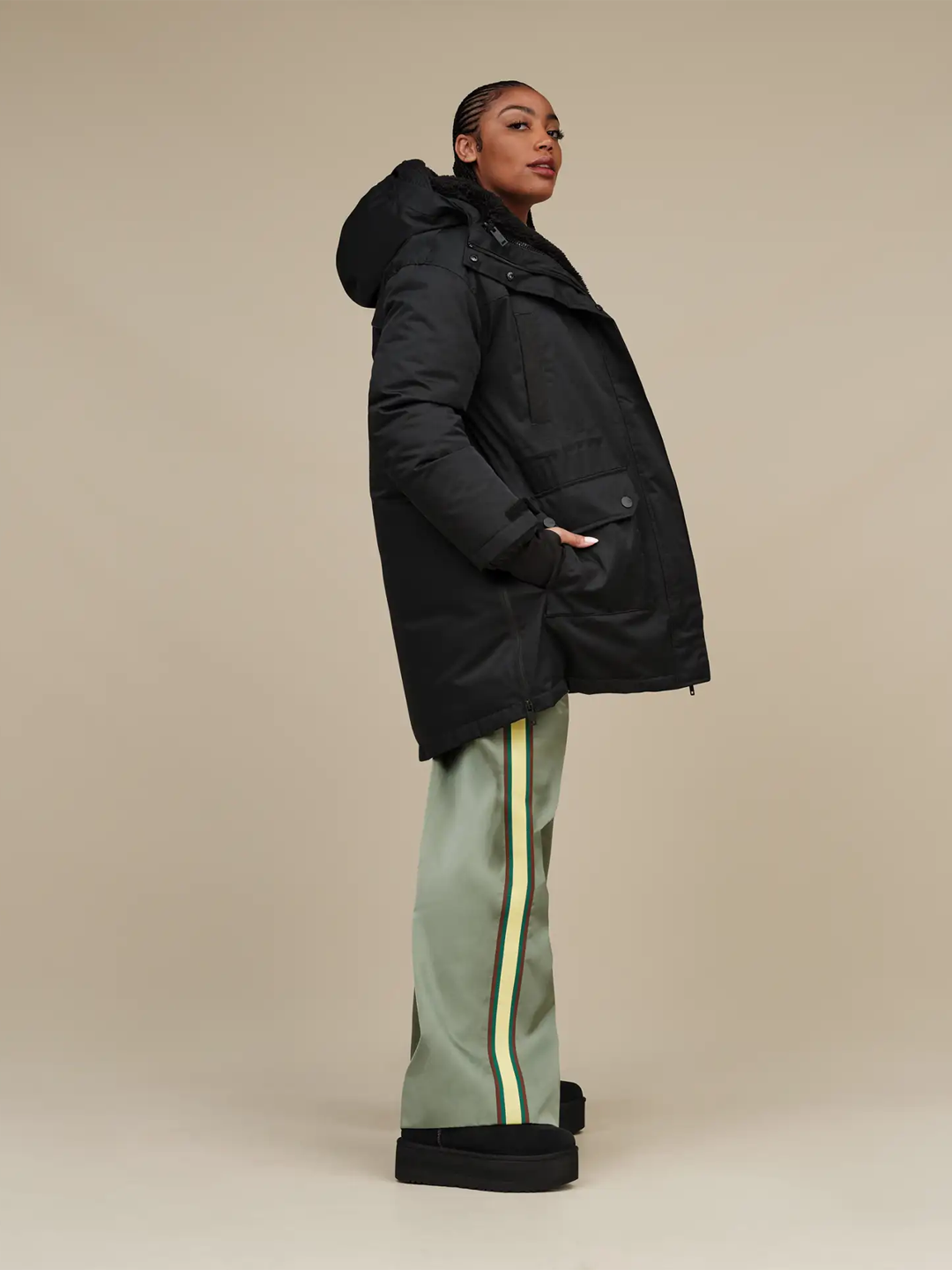 Klassisk ultra mini platform til kvinder