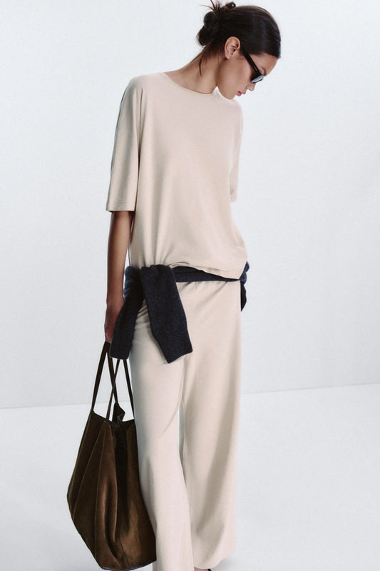 OVERSIZED TEXTURED T-SHIRT T-SHIRTS