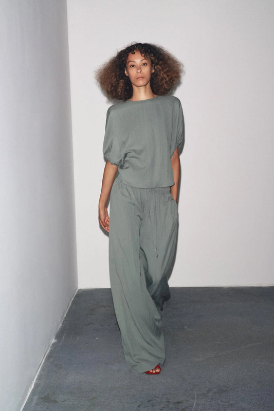 ZW COLLECTION PUFF SLEEVE BLOUSE SHIRTS