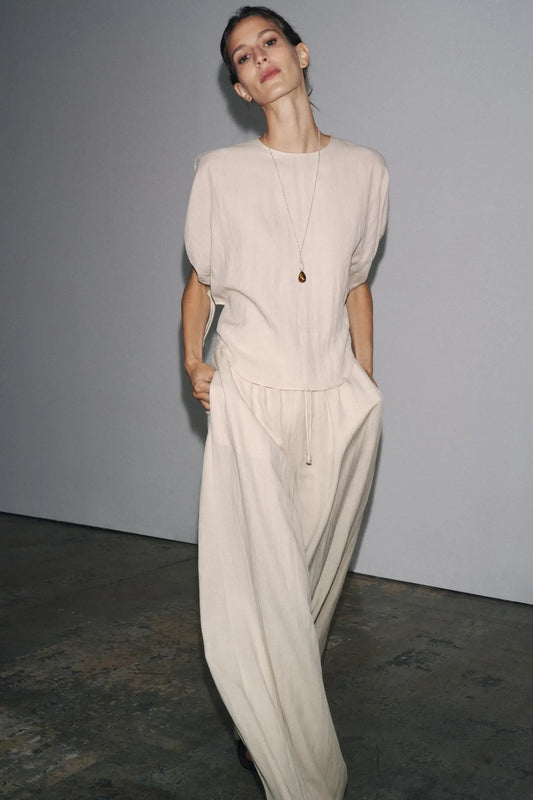 ZW COLLECTION PUFF SLEEVE BLOUSE SHIRTS