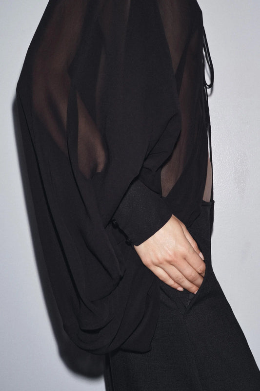 ZW COLLECTION CUFFED BALLOON TROUSERS KNITWEAR