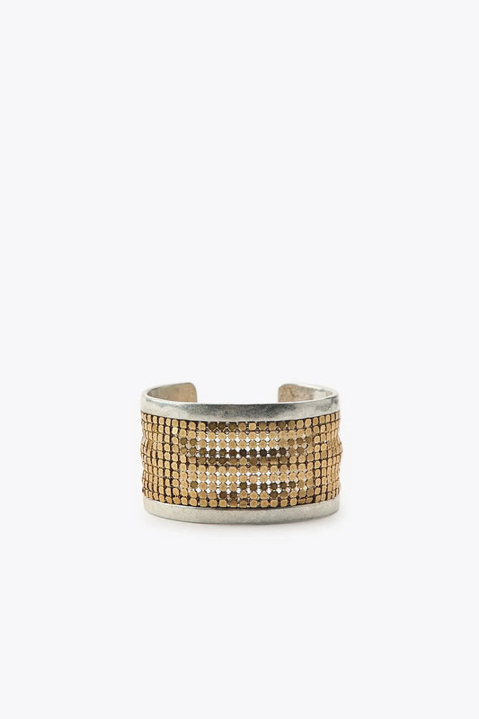 CONTRAST MESH METAL BRACELET ACCESSORIES|JEWLLERY