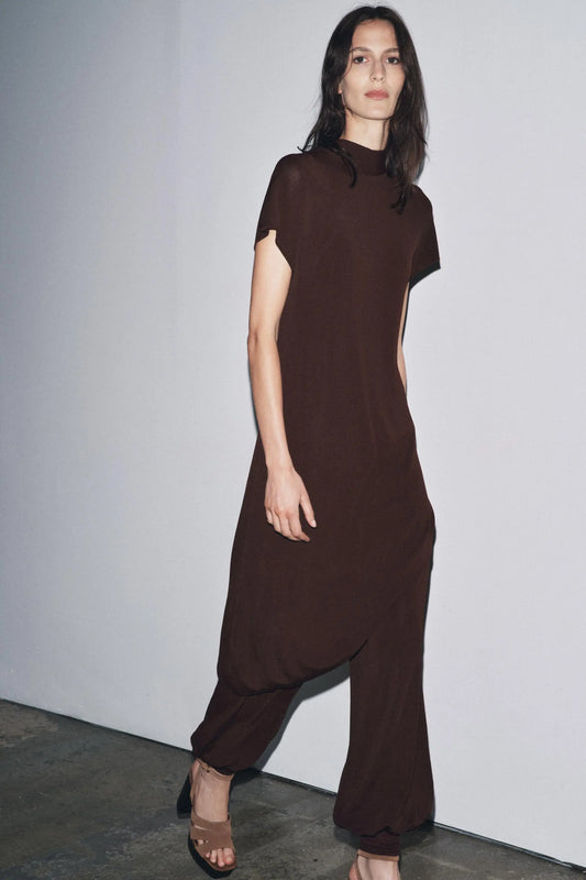 MIDI TUNIC DRESS WITH BOW KNITWEAR