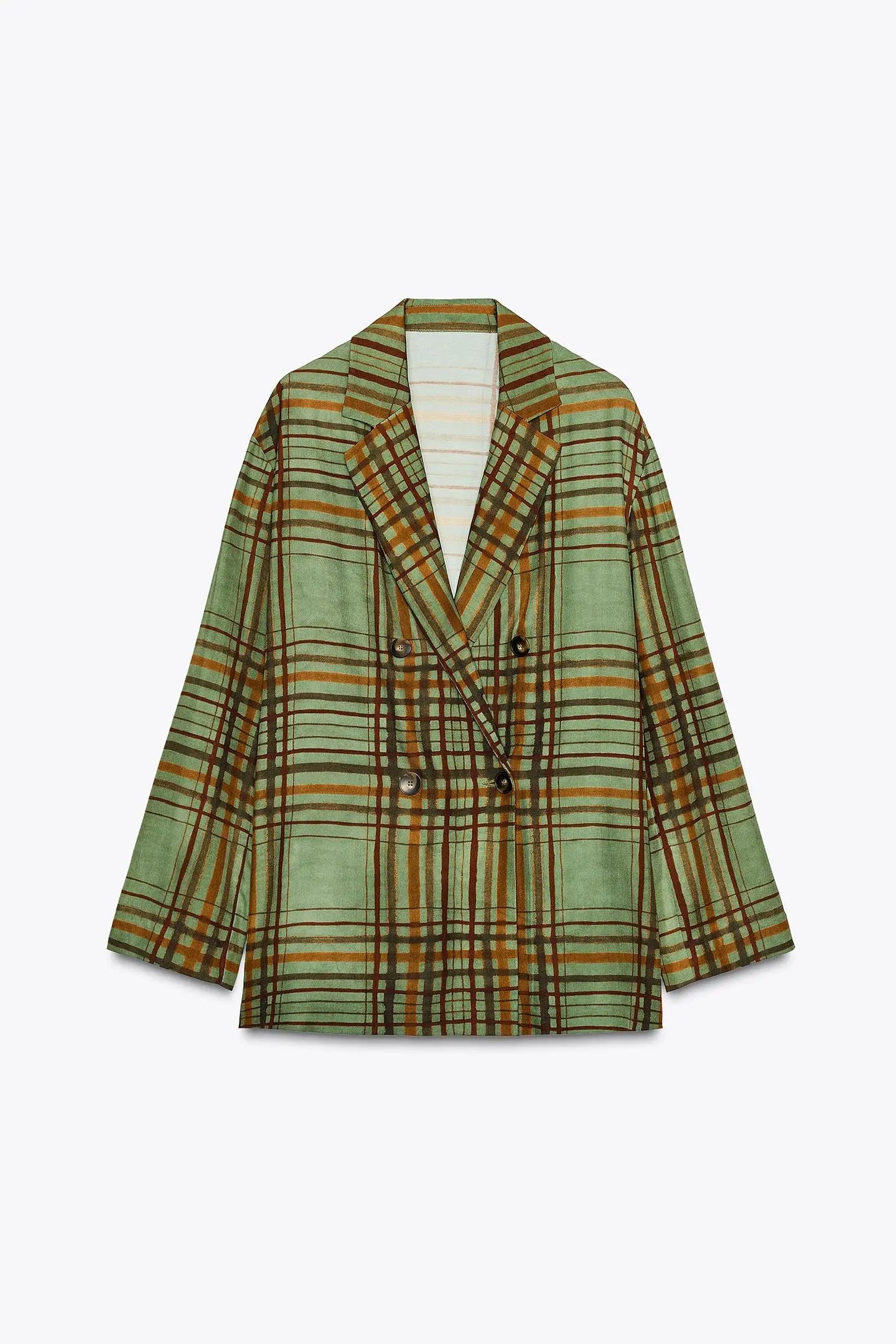 ZW COLLECTION FLOWY CHECK BLAZER BLAZERS