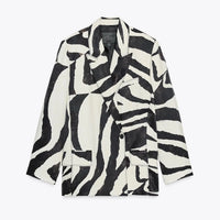 ZW COLLECTION ANIMAL PRINT BLAZER BLAZERS