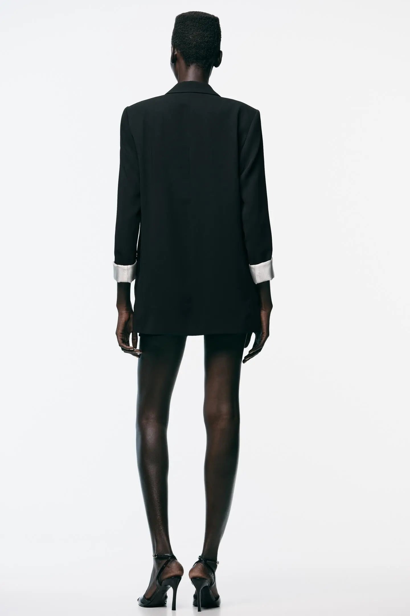 PRINTED CUFF BLAZER BLAZERS