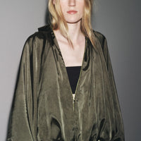 PUFFED BOMBER JACKET - ZW COLLECTION BLAZERS