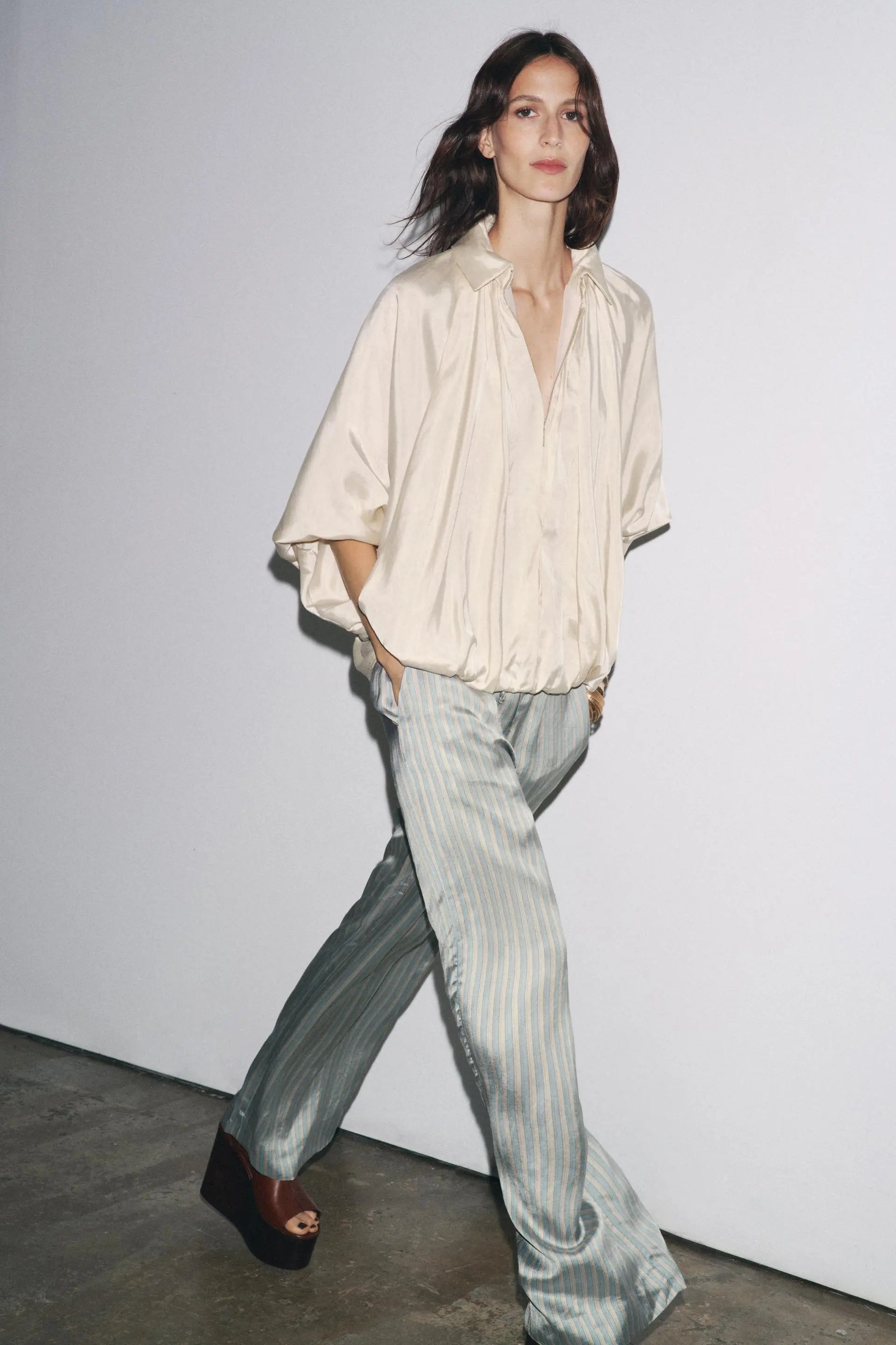 PUFFED BOMBER JACKET - ZW COLLECTION BLAZERS