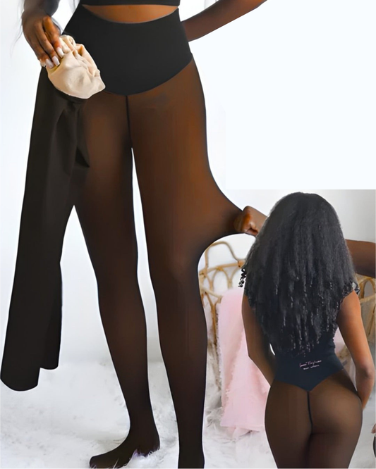 High-Waisted Shaping Fleece Leggings