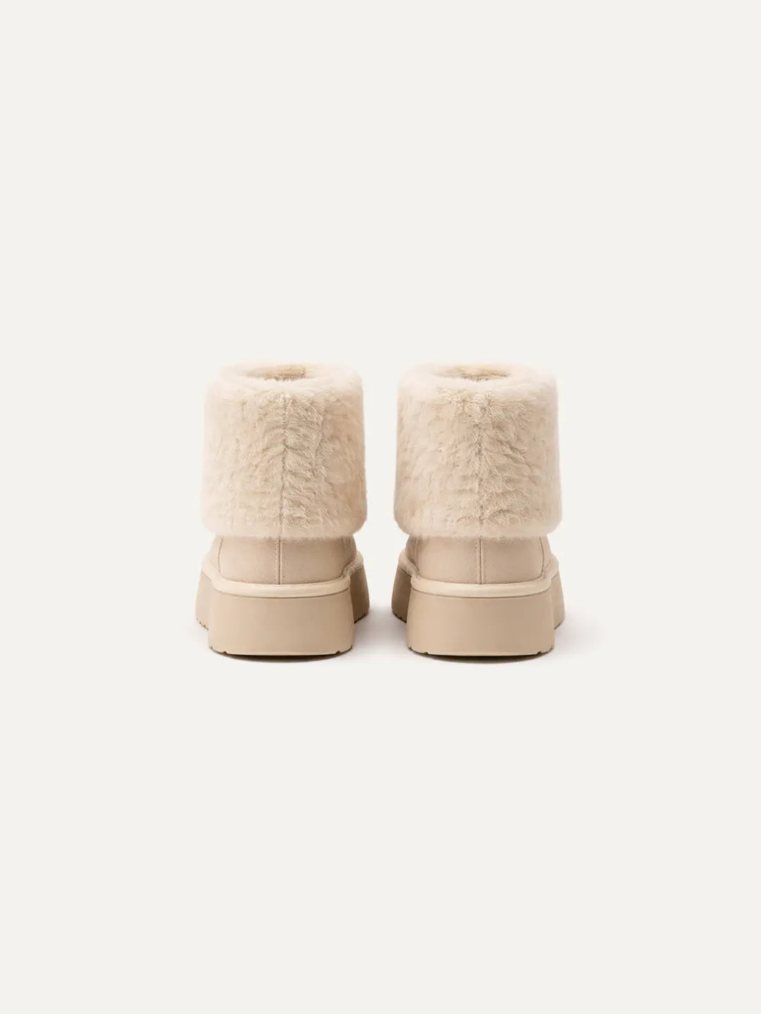 Nordic Faux-Fur Platform Boots Peashe