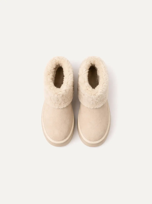 Nordic Faux-Fur Platform Boots Peashe