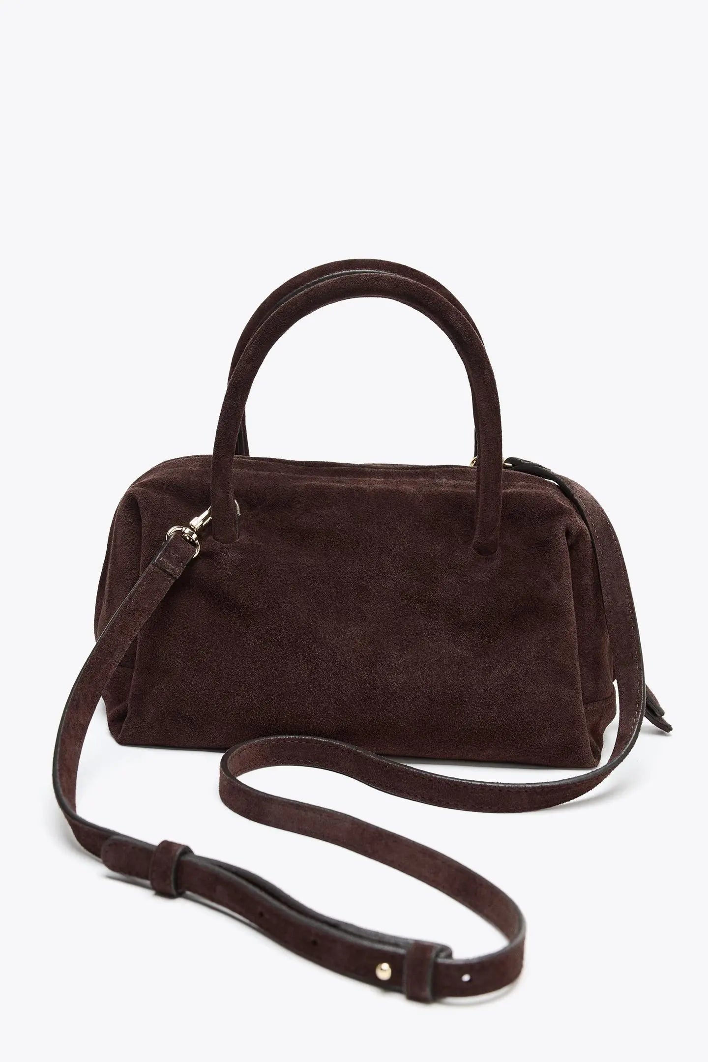 SPLIT SUEDE BOWLING BAG BAGS