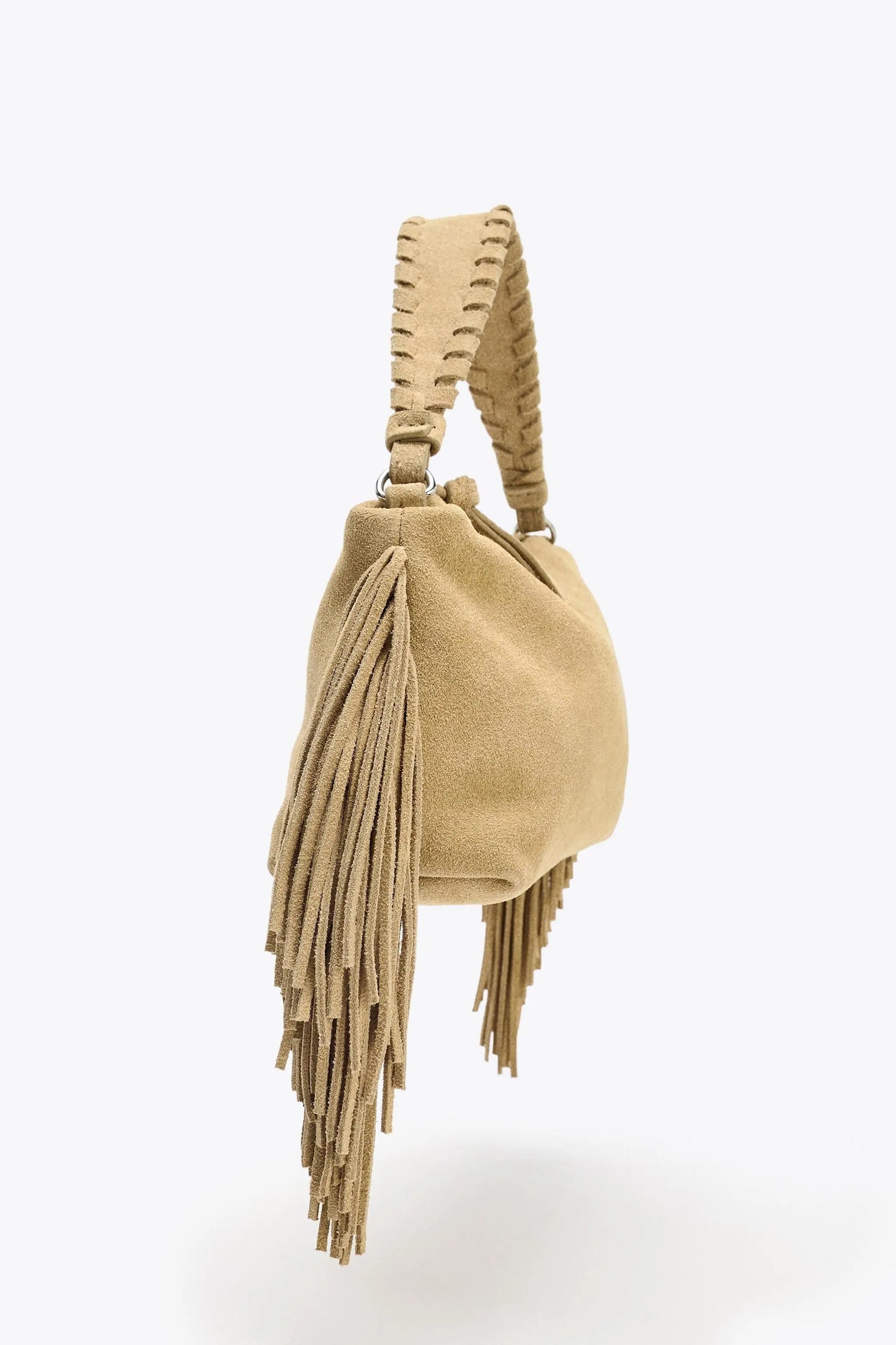 MINI SPLIT SUEDE FRINGED BAG BAGS