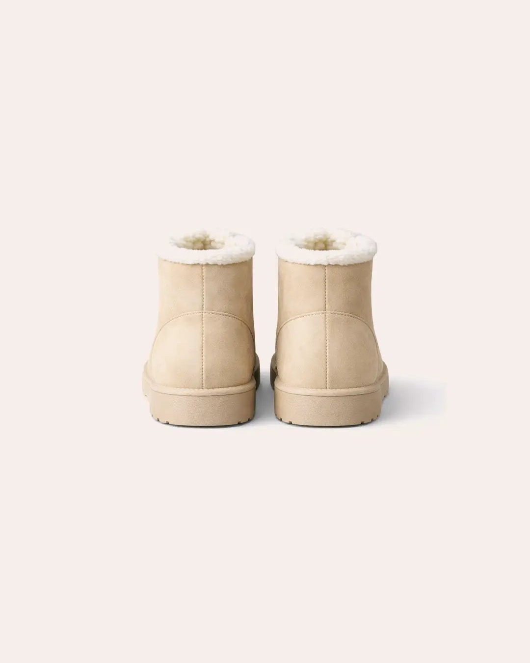 Warm Cotton Flat Ankle Boots Peashe