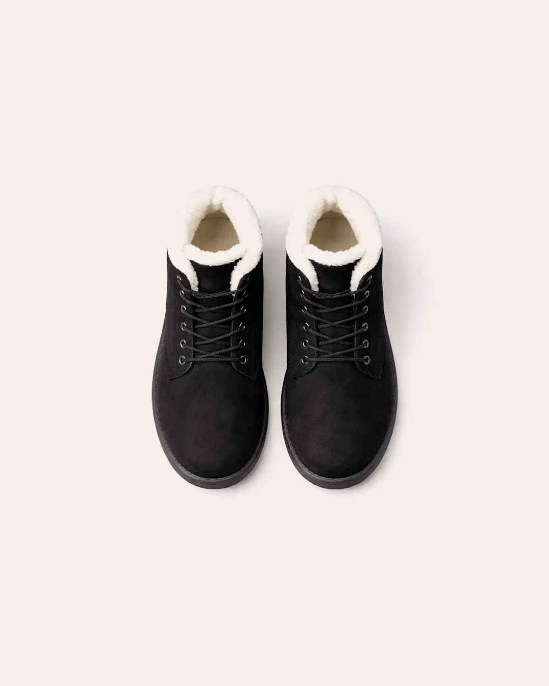 Warm Cotton Flat Ankle Boots Peashe