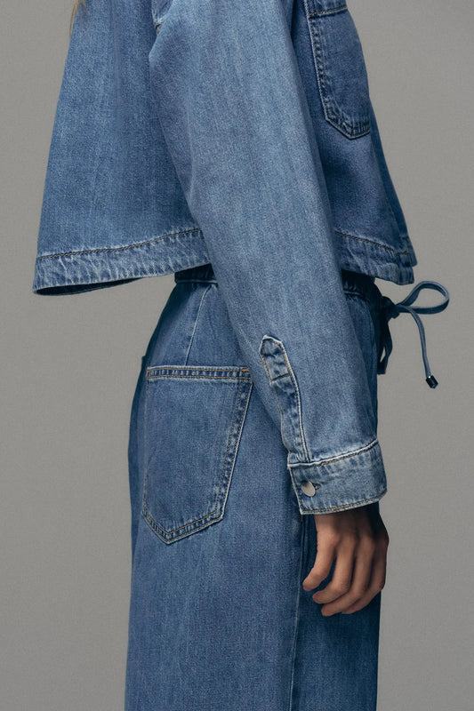 SHORT DENIM SHIRT SHIRTS