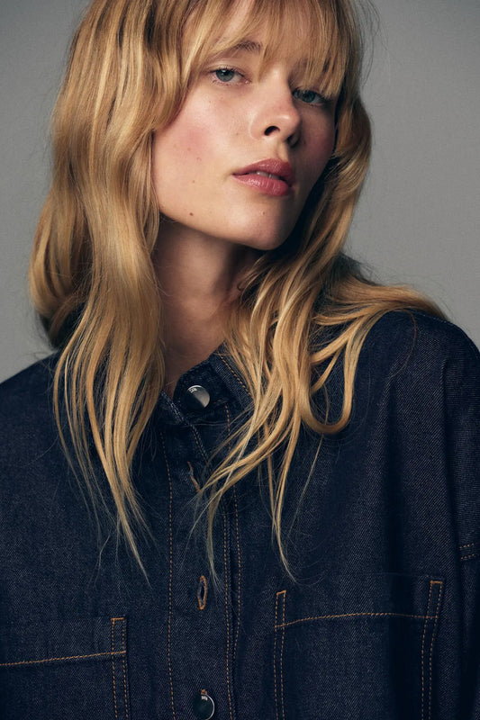 SHORT DENIM SHIRT SHIRTS