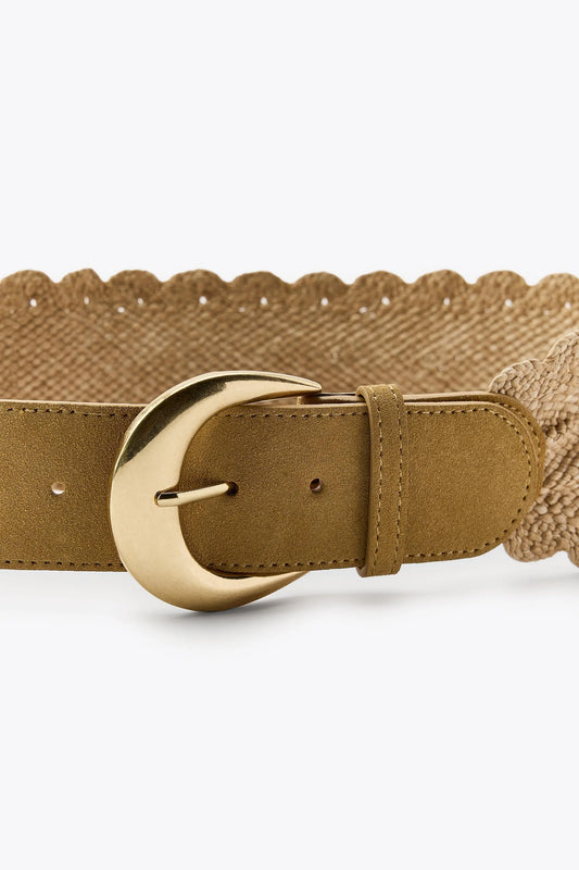 COMBINED RAFFIA BELT ACCESSORIES|JEWLLERY