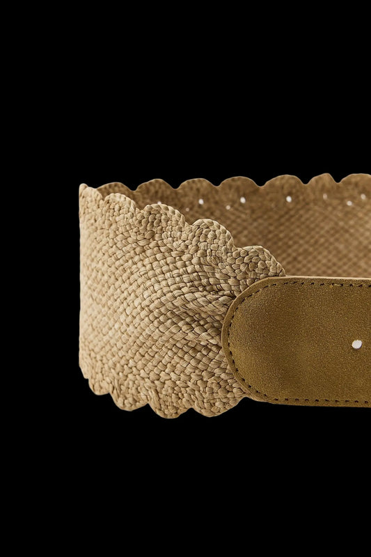 COMBINED RAFFIA BELT ACCESSORIES|JEWLLERY