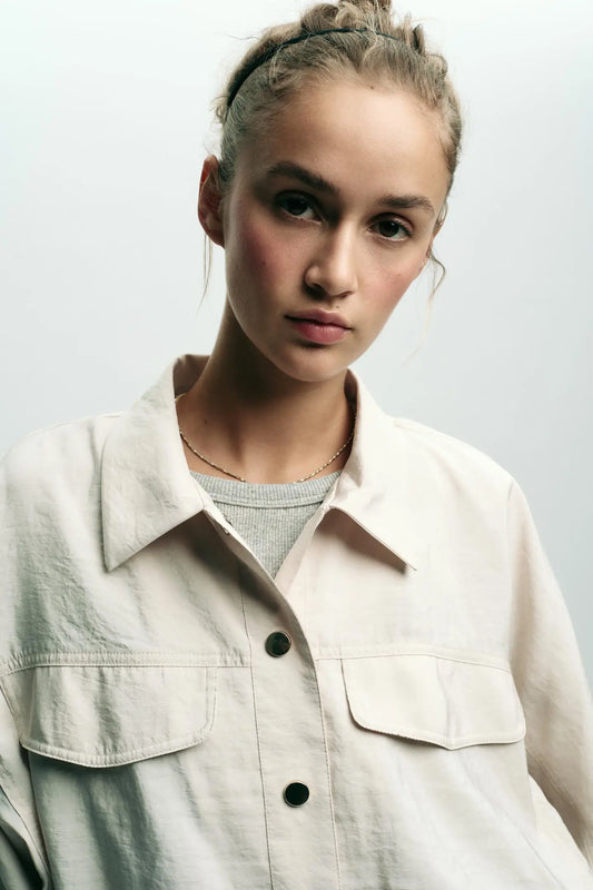 ZW COLLECTION POPLIN SHIRT SHIRTS