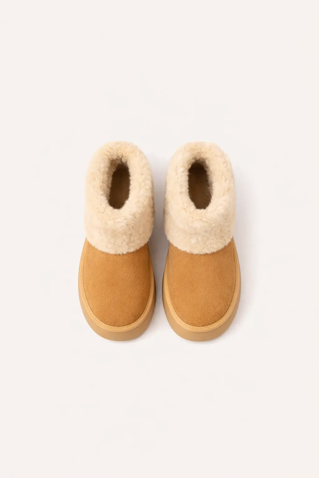 Nordic Faux-Fur Platform Boots Peashe