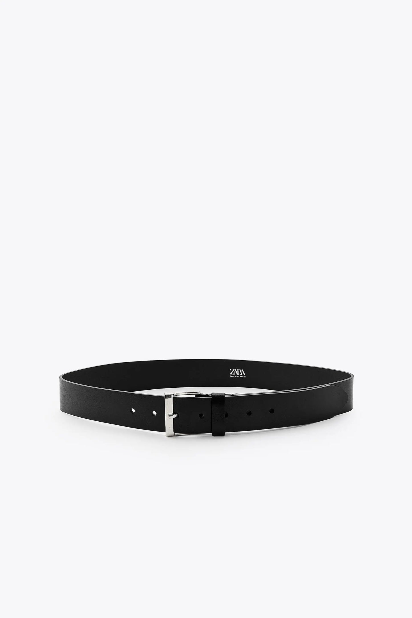LEATHER BELT WITH SQUARE BUCKLE ACCESSORIES|JEWLLERY