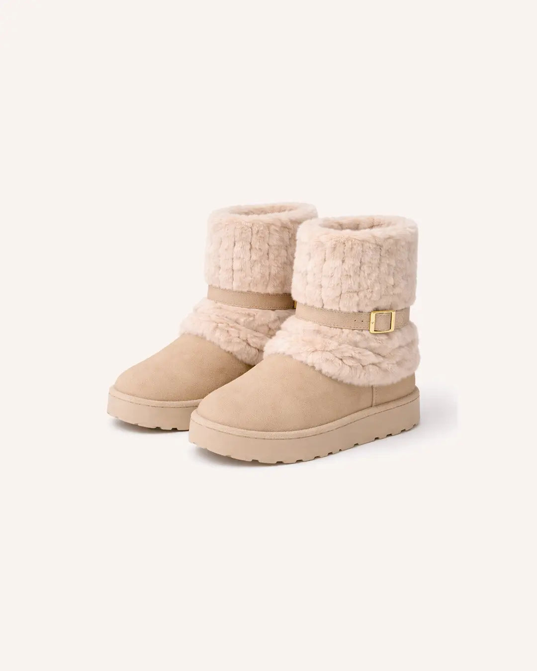 FurLined Comfort Snow Boots Peashe
