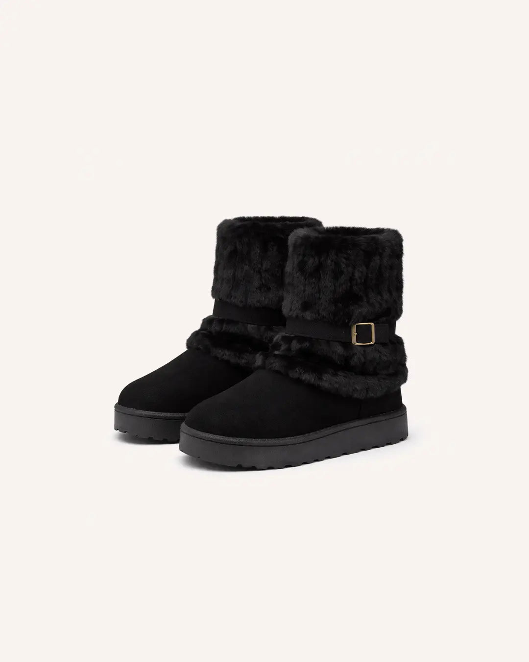FurLined Comfort Snow Boots Peashe