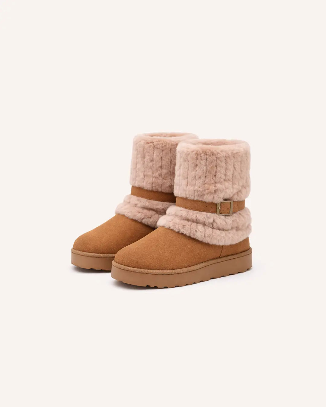 FurLined Comfort Snow Boots Peashe