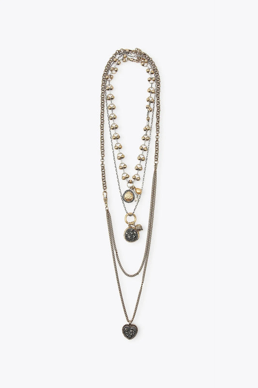 3-PACK OF ASSORTED CHAIN NECKLACES WITH COINS ACCESSORIES|JEWLLERY