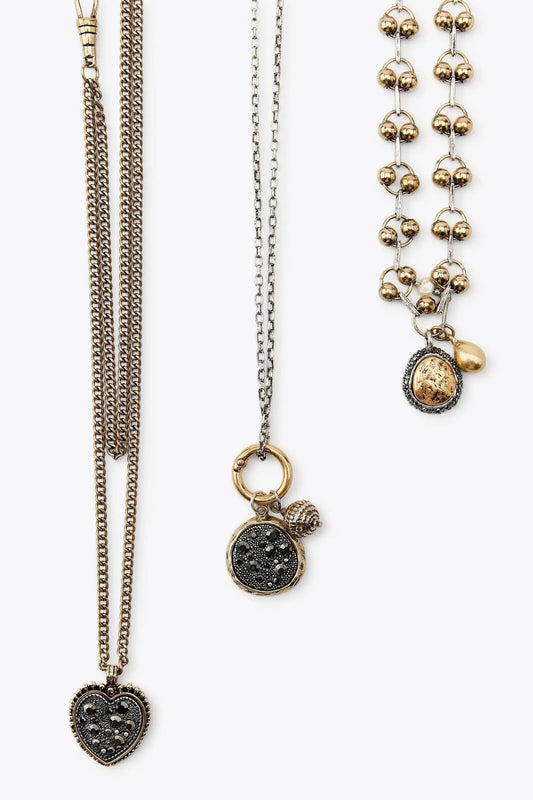 3-PACK OF ASSORTED CHAIN NECKLACES WITH COINS ACCESSORIES|JEWLLERY