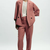 FRENCH SLEEVE DOUBLE-BREASTED BLAZER BLAZERS