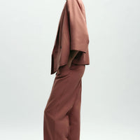 FRENCH SLEEVE DOUBLE-BREASTED BLAZER BLAZERS